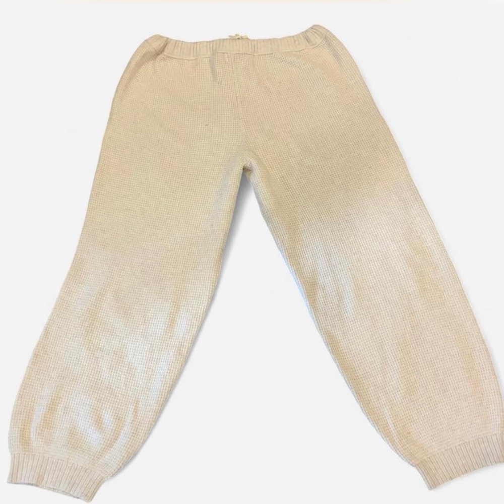 Aerie Cream Knit Bottoms